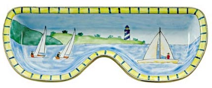 Lighthouse and Sailing Boats - Eyeglasses tray